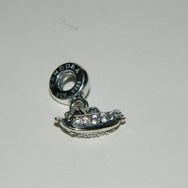 Authentic Pandora Sterling Silver Charm Gondola S925 JC Norms