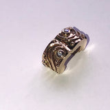 Pandora 14k Gold Diamond Babbling Brook Clip Charm 585 Ale