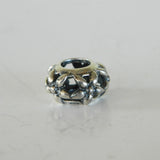 925 Sterling Silver Star Flower Charm Spacer