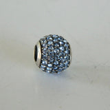 925 Sterling Silver Crystal Charm