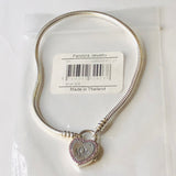 Authentic Pandora Lock Your Promise Bracelet S925 Ale NWT