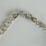 Vintage 925 Sterling Silver Charm Bracelet with 5 Charms