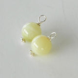 Authentic 925 Sterling Silver Marble Compose Earring Charm