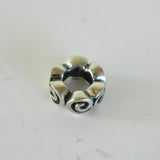 925 Sterling Silver Circle Charm Spacer