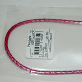 Authentic Charm Bracelet Honey Suckle Pink Leather S925 Ale 590734CAP-D3 16"
