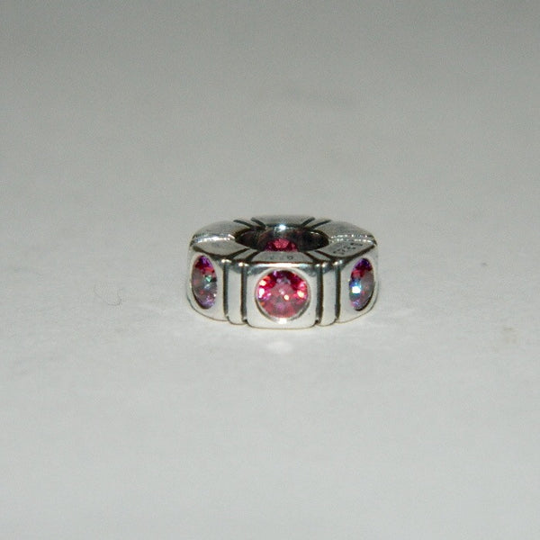 Authentic Pandora Charm Red Trinity Spacer S925