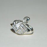 Authentic Pandora Sterling Silver CZ Charm Majestic Swan S925