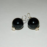 Authentic 925 Sterling Silver Black Onyx Compose Earring Charm